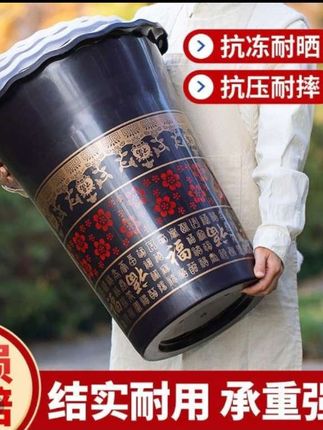 【送托盘】特大号仿陶瓷加厚树脂花盆客厅种果树铁树种树专用盆 #特大花盆 #树脂花盆 #种树专用盆