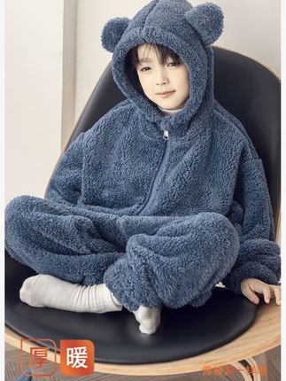 #儿童家居服 #儿童秋冬家居服 #法兰绒家居服  #家居服 #行走的被窝