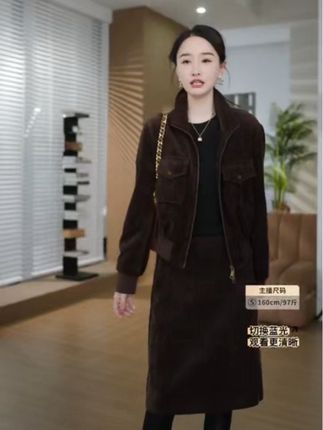 HELA AOMI“冬日摩卡”美式复古风工装廓形摩登感套装CY5CB99623#高级感穿搭 #每天穿搭分享 #女装搭配 #新品穿搭