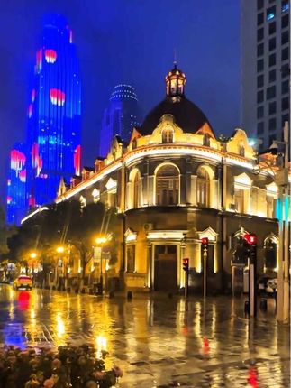 天津街景随拍#天津#街景随拍 #下雨天 #原创视频 #手机攝影