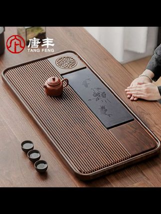 唐丰实用款茶盘2025新款家用重竹茶台干泡台轻奢现代高级感排水式#茶具 #茶盘 #干泡台 #茶具茶台