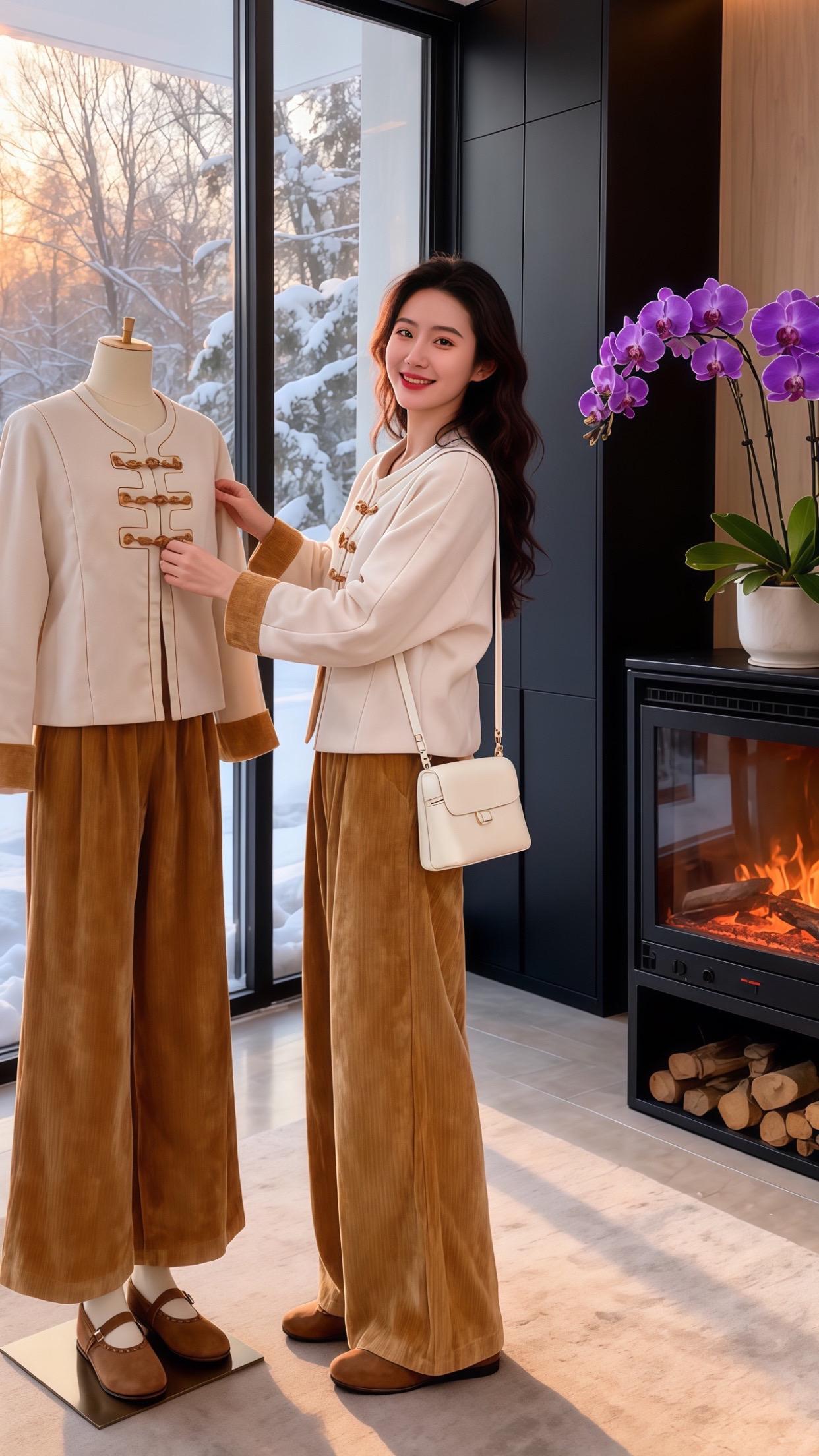 #国风新时尚 #文艺穿搭 #复古穿搭 #国风服饰 #中式服装