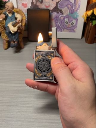 曼陀罗双齿轮高端煤油#创意打火机 #网红打火机 #打火机又火了 #打火机