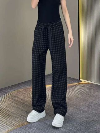#男士格子直筒裤#休闲裤#长裤#男裤#男装