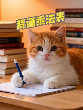 乐乐:乘法口诀也不难嘛🤣🤣🤣#乘法口诀倒背如流 #创作者扶持计划 #种草激励计划  #万物可爱计划 #猫咪的日常