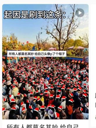 公寓每个人都莫名其妙戴上了帽子 谁干的#圣诞 #圣诞帽 #圣诞节 #抽象 #搞笑