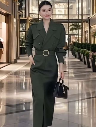 #复古气质穿搭 #高端女装 #时尚穿搭 #连衣裙