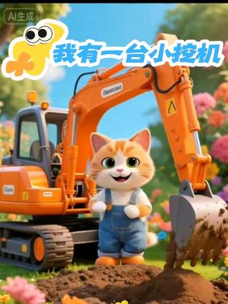 儿歌《我有一台小挖机》我有一台小挖机,我挖呀挖
呀挖,种下一棵小树,等着他长大,春天发出芽,夏天开出花,秋天结出果实,冬天搬回家 #0到3岁早教儿歌 #启蒙早教 #儿歌#儿童动画 #ai创作浪潮计划 @DOU+上热门 @抖加🔥上热门🔥dou+🔥热点宝