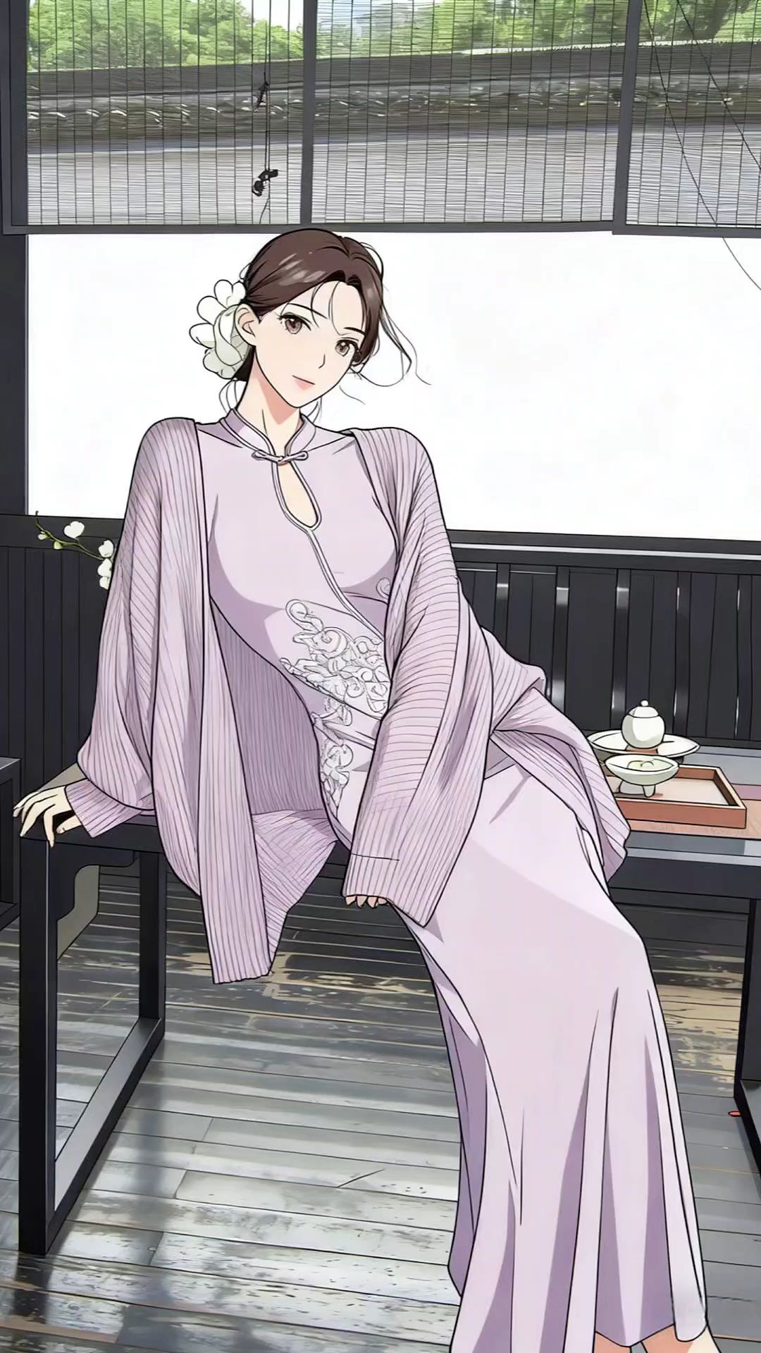 #御姐 #旗袍 #早秋姐感气质穿搭 #早秋穿搭显贵法则 #国风古韵