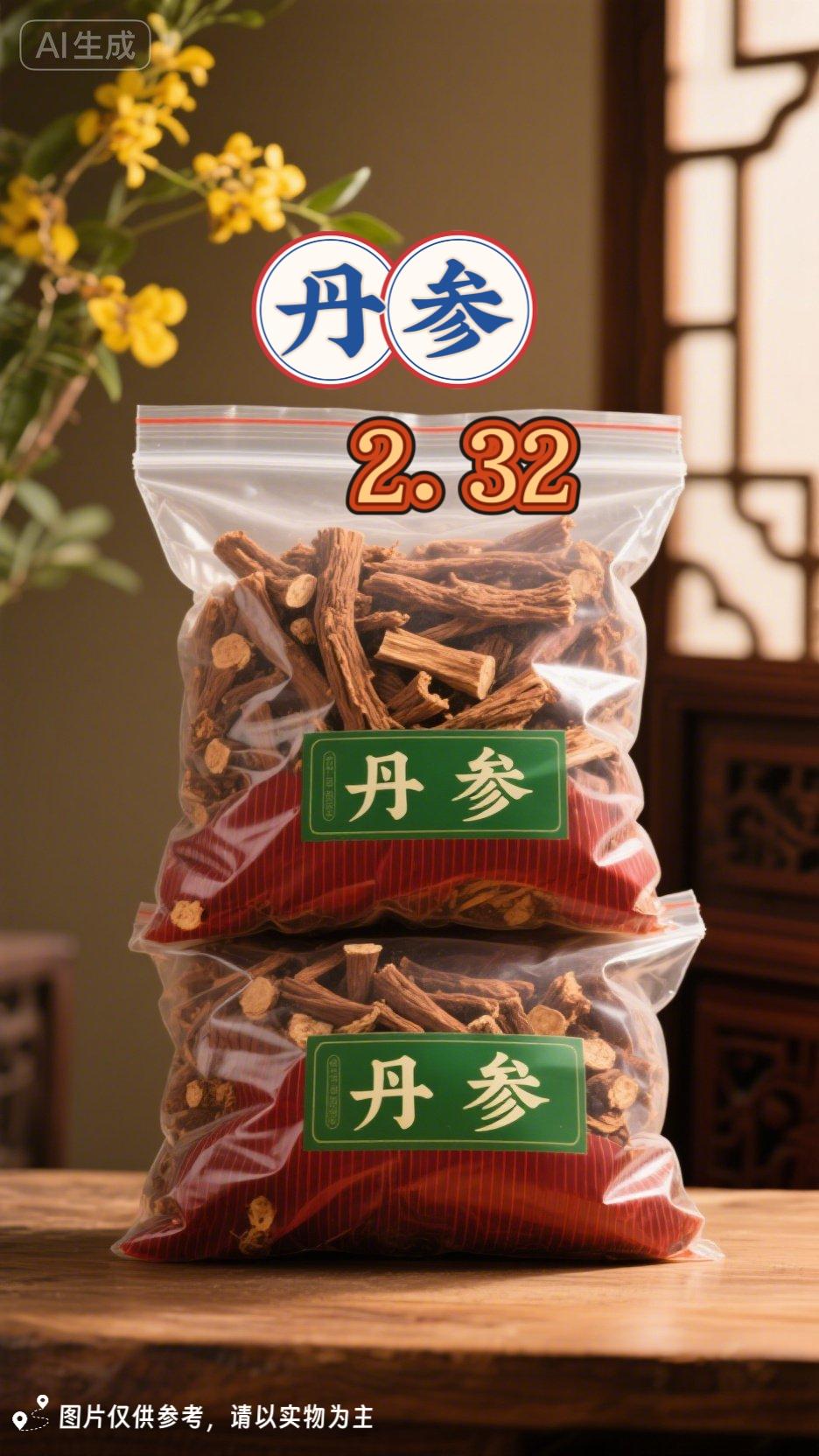 秦岭野生丹参#丹参#丹参片#丹参泡水#紫皮丹参