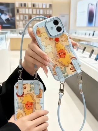 旋转星星人支架挂绳适用苹果16/17手机壳iPhone1 5小米vivoppo华为#手机壳 #仙女必备 #这个手机壳真的长在我心巴上了