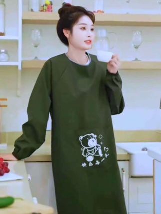 防水防油罩衣#新款正版罩衣工作服#时尚洋气家用罩衣