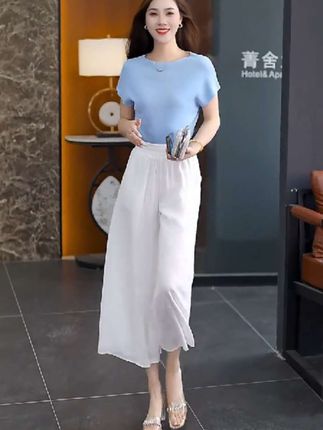#夏季穿搭 #休闲裤 #夏季新款 #高级洋气女裤