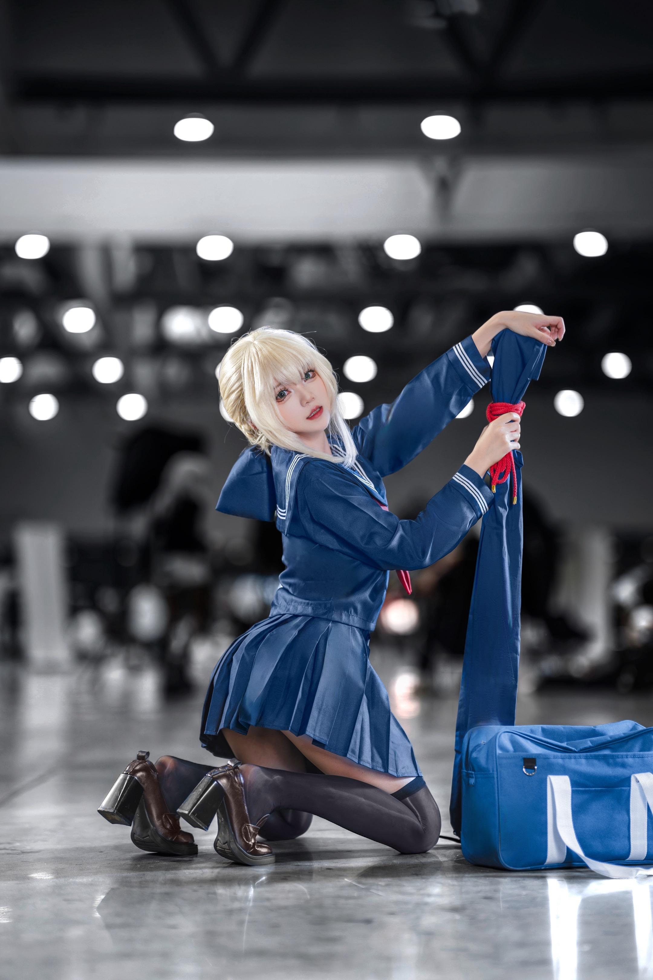 果然难逃我的视线。出镜 @小汝在干嘛 #漫展返图 #场照 #JK #Cos摄影 #cosplay