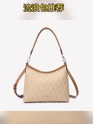 LIA CASSINI利亚卡西尼休闲通勤大容量单肩女包软面斜跨女包 6006#流浪包推荐 #包包推荐