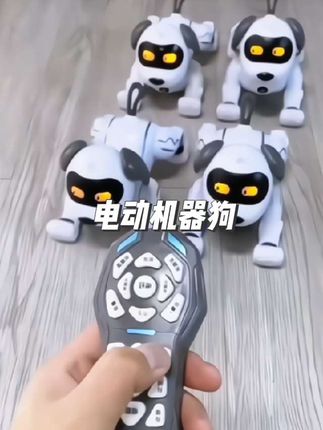 爸爸新入手的这个电动遥控炫酷机器狗,能说走就走真好玩,孩子玩的爱不释手#宝宝玩具 #电动玩具#电动小狗 #好物推荐🔥