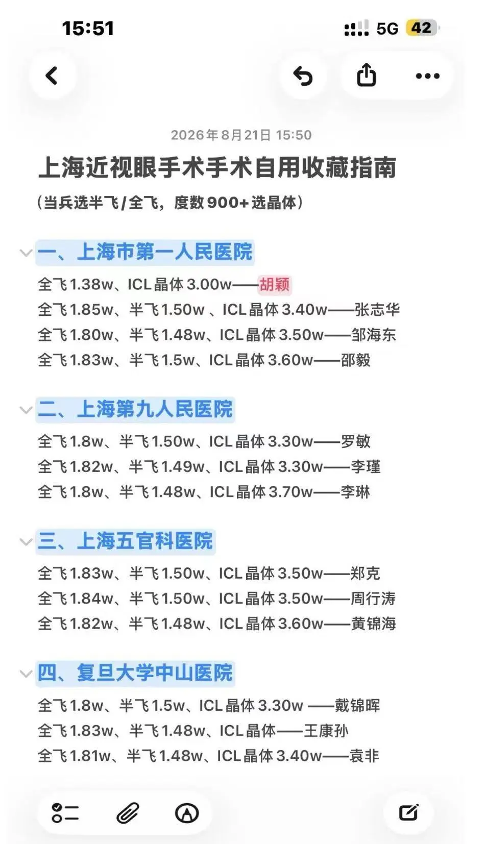 家人们,为了在上海摘镜,我做足了功课,打算摘镜的可以放心参考 - 抖音