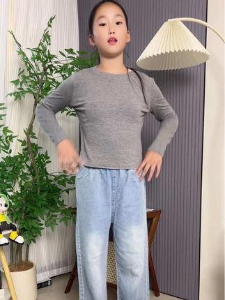 #女童牛仔裤#儿童穿搭#女童裤子