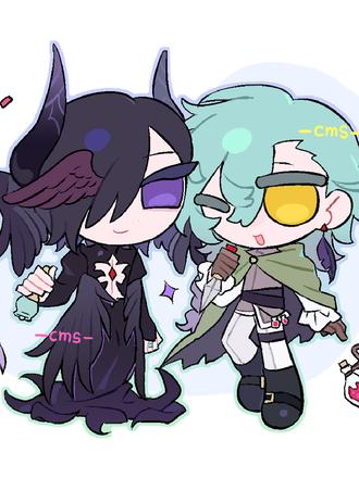 懒得打草稿我就这样:#麦当劳双人餐 #绘画 #稿件展示 #Q版 #抽象