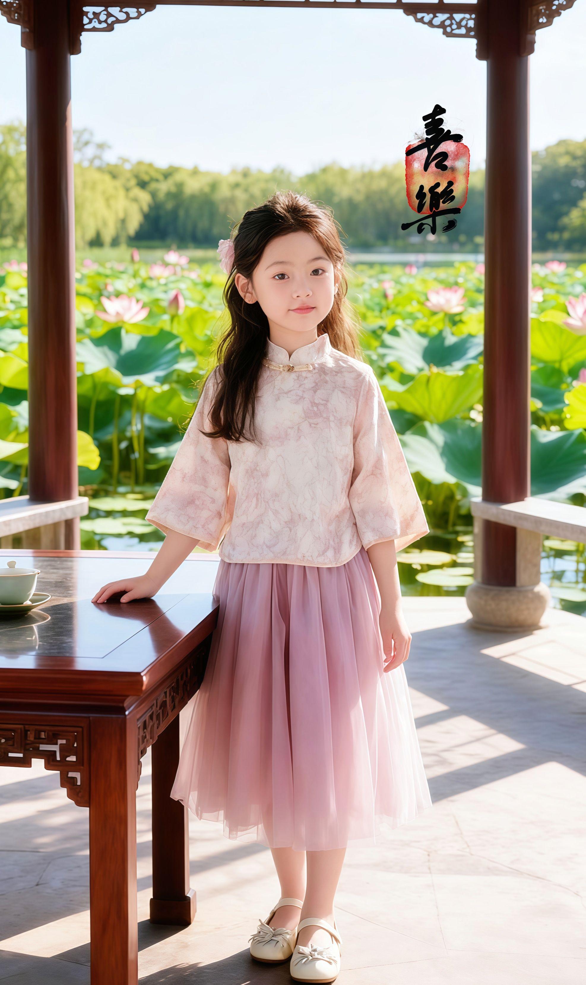 小汉服与秋精灵 琪琪穿上新汉服套装,浅杏色上衣绣着小菊花,粉裙边缀着流苏,风一吹像小蝴蝶振翅。她提着竹篮去公园捡落叶,枫叶红得像小火苗,银杏叶黄得发亮。 “沙沙沙”,一片梧桐叶落在发间。琪琪抬头,看见银杏树上坐着个光脚小精灵,正把金叶子撒向地面。小精灵笑了:“你的汉服和秋天一样美!”她递来颗红浆果,琪琪咬了咬,甜津津的。 两人捡了满篮落叶,小精灵用叶脉编了个小皇冠。夕阳下,琪琪的汉服裙摆与落叶共舞,竹篮里的叶子好像都活了过来,跟着秋风唱着歌。#女童汉服 #国风古韵 #出游穿搭 #新中式穿搭成为中秋宠儿 #在时装周看见东方美 @抖加🔥上热门🔥dou+🔥热点宝 @图文带货帮扶中心
