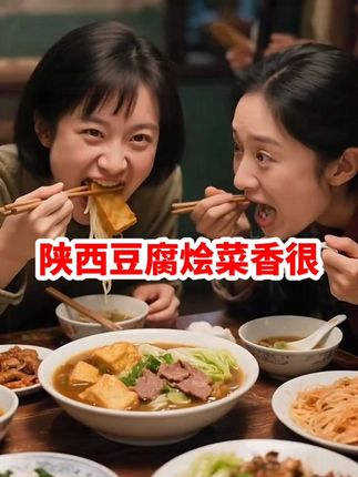 陕西人才懂豆腐烩菜有多香#地方特色美食 #爱生活爱美食 #美食推荐 #超好吃