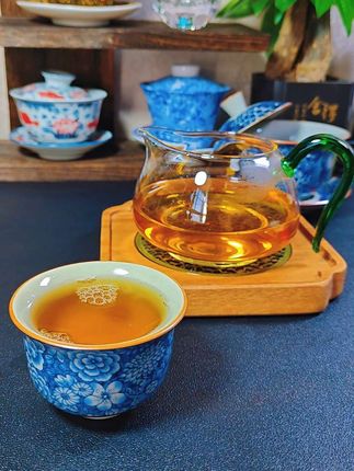 淡然茶海高档玻璃公道杯加厚底高硼硅耐热手工日式匀杯高档分茶器#公道杯#茶器之美 #茶具 #喝茶