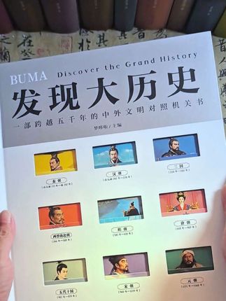 让阅读成为一种习惯《发现大历史》 一部以机关书形式呈现的历史读物,通过跨越5000年的中外文明对照,展现不同文明在同一时期的发展脉络,书中包含众多历史人物的形象展示,如我国古代的将相、外国的历史名人等,以图文结合且带有机关设计的方式,增加读者对历史的感知与探索乐趣,适合历史爱好者尤其是希望以生动形式了解中外历史对照的读者阅读。#儿童读物 #课外阅读 #亲子教育 #历史 #好书分享