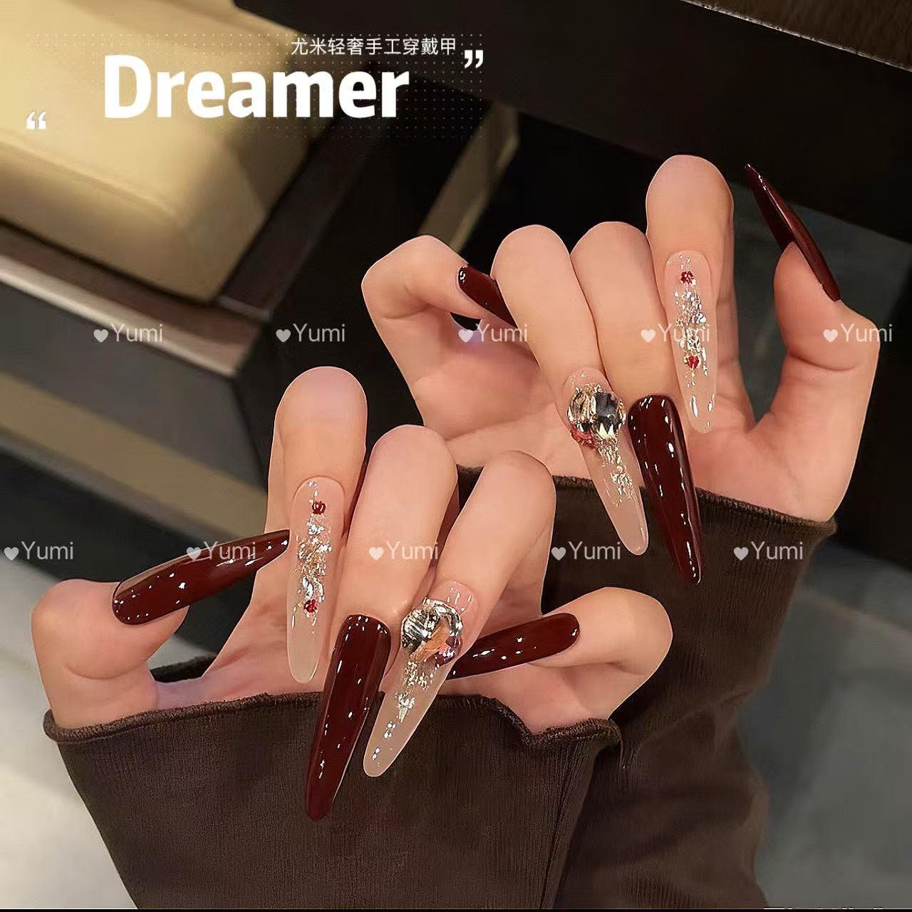 #辣妹美甲 #美甲分享 #红色美甲 #婚甲 #显白穿戴甲