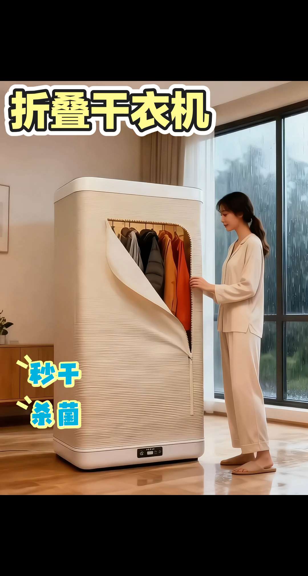 可以折叠的干衣机,再也不用担心衣服潮湿了 #干衣机 #强烈推荐 #家居好物 #折叠干衣机 #烘干机