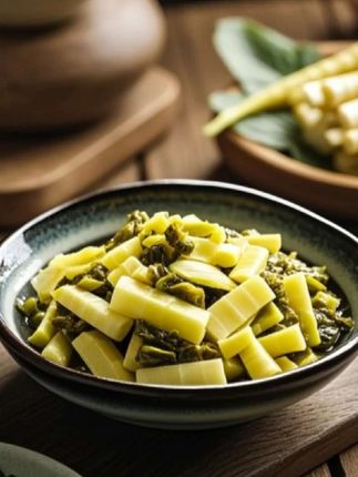 脆嫩鲜嫩脆笋尖梅菜