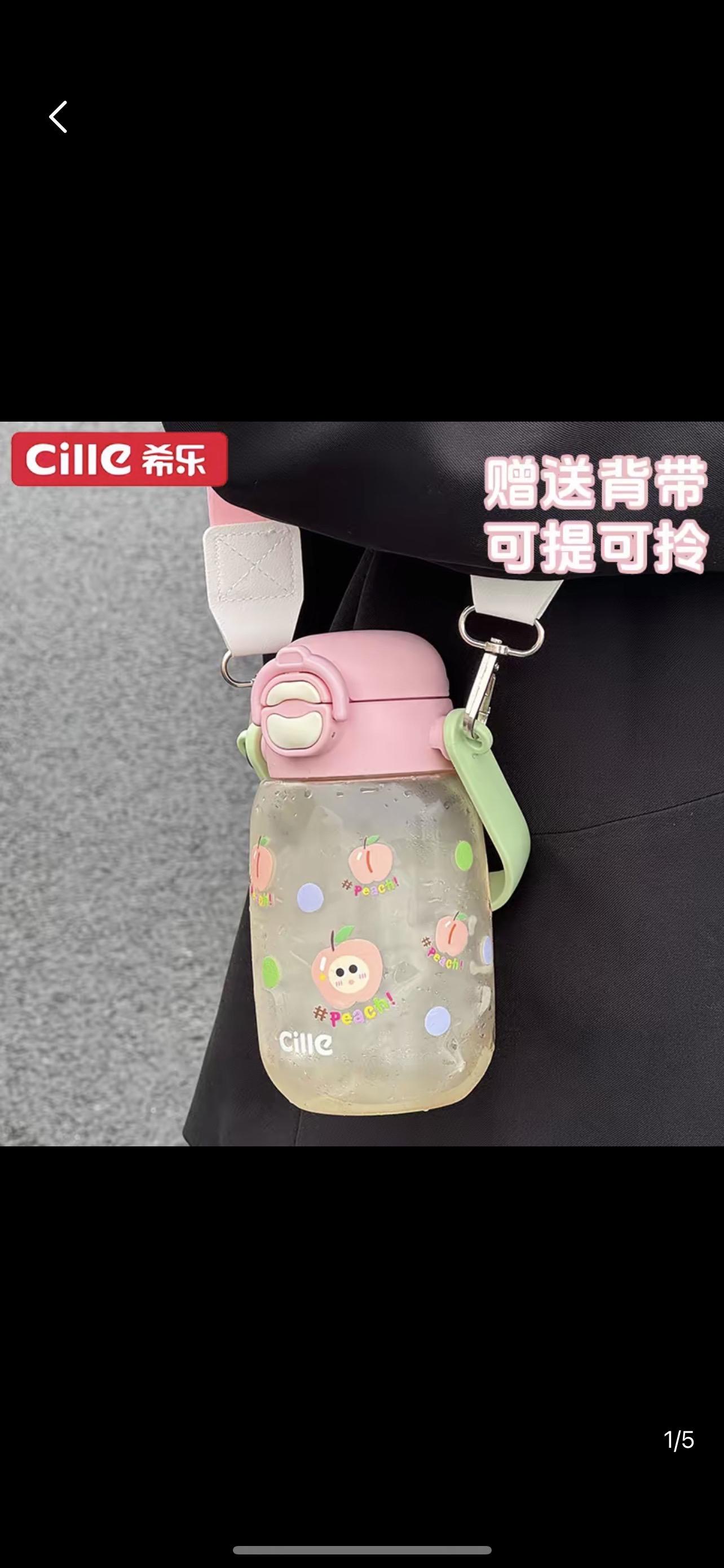 希乐PPSU吸管杯子女孕产妇女生杯子耐高温水壶上学专用儿童学生杯