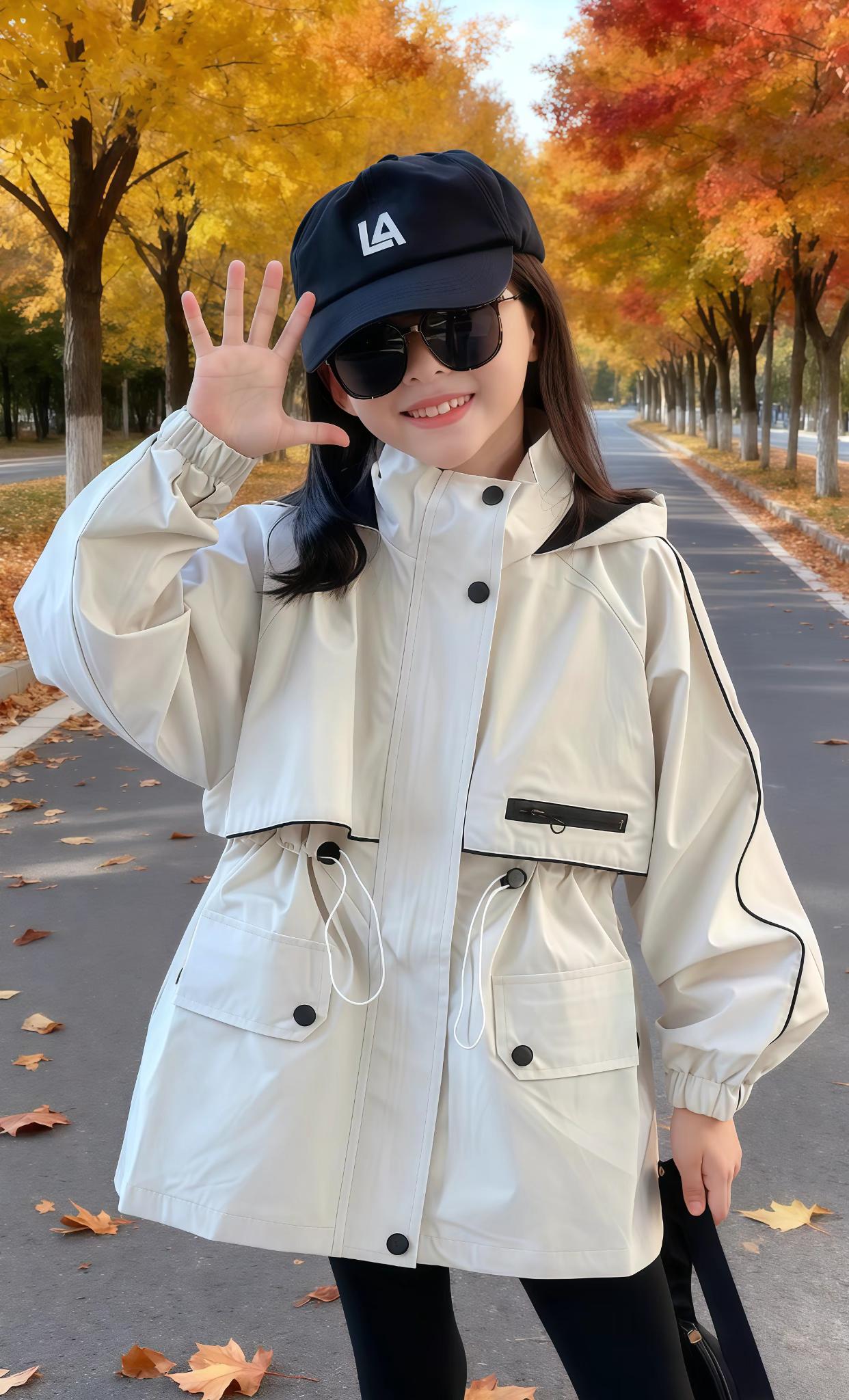 秋季新款:解锁女大童的又酷又飒穿搭密码。在时尚的跑道上,女大童们从来都不缺追求个性的决心。2025 年秋季,全新款女童外套震撼登场,冲锋衣与洋气风衣两大潮流单品,让孩子们在这个秋天成为街头最靓的崽。#今天穿什么 #大童穿搭 #早秋穿搭 #秋季穿搭 #女童穿搭