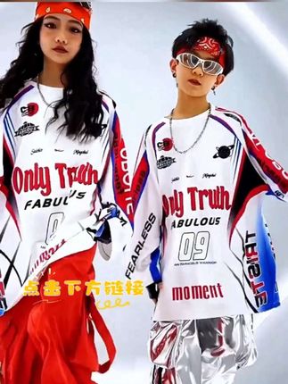 街舞儿童潮服银色嘻哈演出服男童套装hiphop女童酷帅元旦表演服秋#潮童穿搭 #高品质童装 #潮牌穿搭 #潮酷穿搭 #儿童穿搭