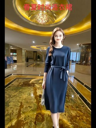 春夏新款时尚连衣裙#高级感穿搭 #高端大气 #遮肉显瘦穿搭 #优雅气质 谁穿谁好看系列