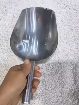 不锈钢冰铲#家家必备的铲子,太实用了 # 可以铲冰块,铲米面五谷杂粮,还可以铲干果各种食品,方便好用不沾手# 不锈钢铲子#食品铲#粮食铲#实用好物
