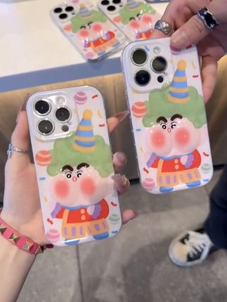 绿发小丑小新丑萌丑萌的好可爱!#爱了爱了 #这也太好看了 #手机壳 #这也太好看了 #是时候安排一下了
