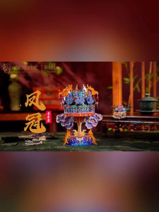 九龙九凤冠音乐盒拼图有谁会不喜欢的? #手工diy #国风美学 #别的小朋友有的我也要有 #让孩子远离手机 #送给自己的礼物🎁