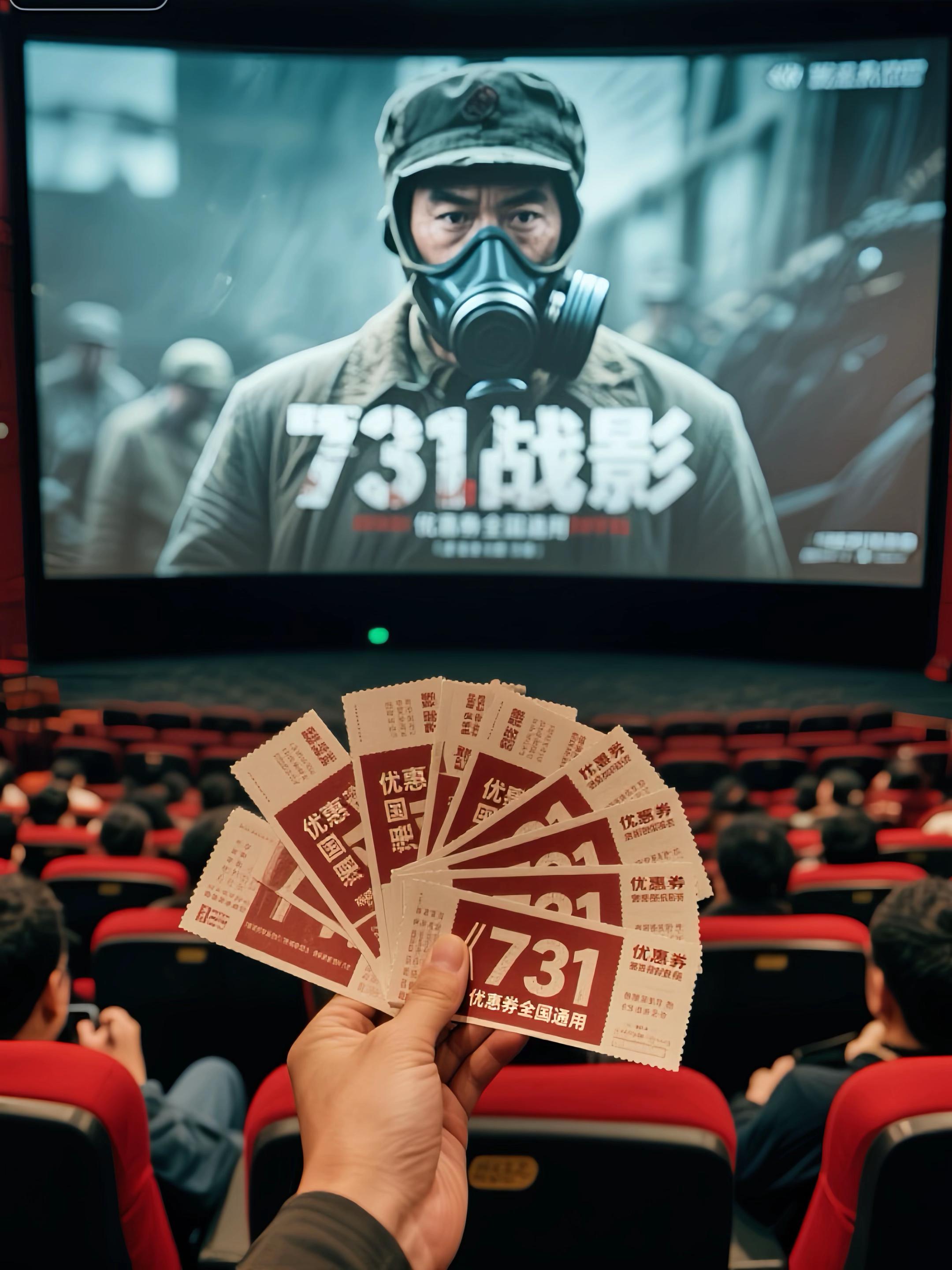 看《731》!15元双人票太值了。抖音团购15元抢双人票,全国影院通用,超额补差价超方便。带着孩子去看,铭记历史#电影推荐#电影优惠票推荐 #731#铭记历史#731电影