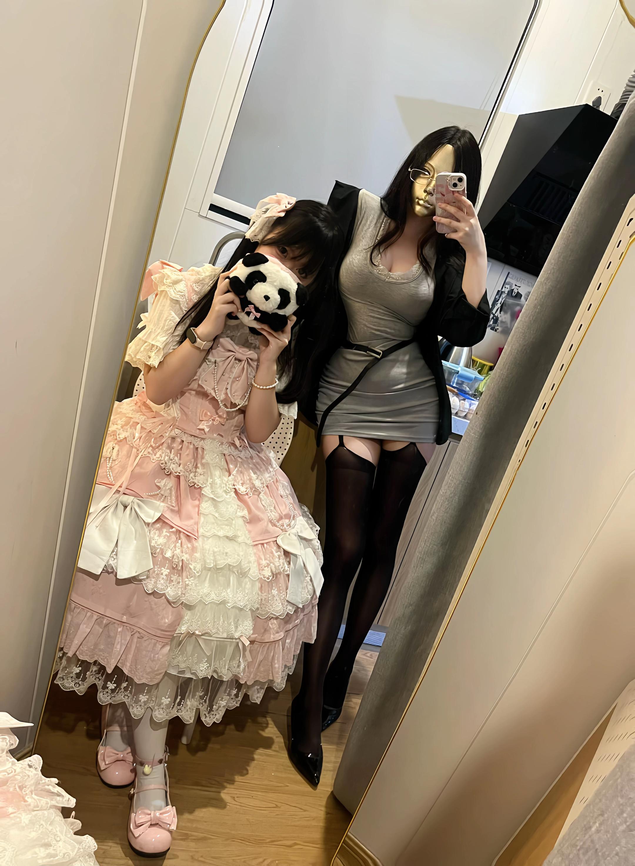 双枪会给出答案#假面女郎 #御姐 #萝莉 #控腿