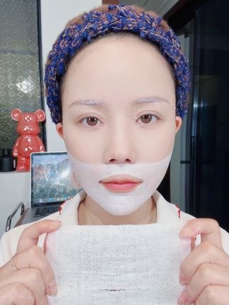 用牛奶做湿敷真的绝绝子#湿敷棉可拉伸