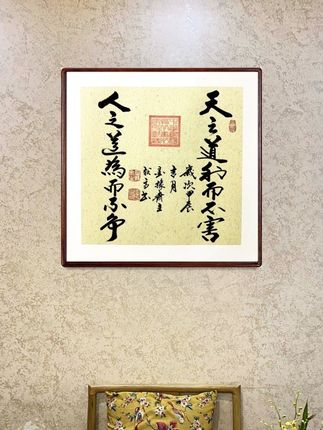 道德经最后一句话:天之道利而不害,人之道为而不争。#道德经 #国学文化#天之道