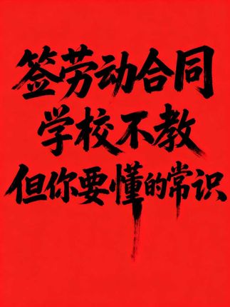 血泪教训!签劳动合同前,没人告诉我这6件事,差点亏掉几万块!尤其是最后一条,打工人一定要刻在脑子里!刷到就是上天在提醒你!@你的应届生朋友来看,救命用的!#每天学点法律知识 #创作者中心 #创作灵感 #企业风险查询 #劳动争议