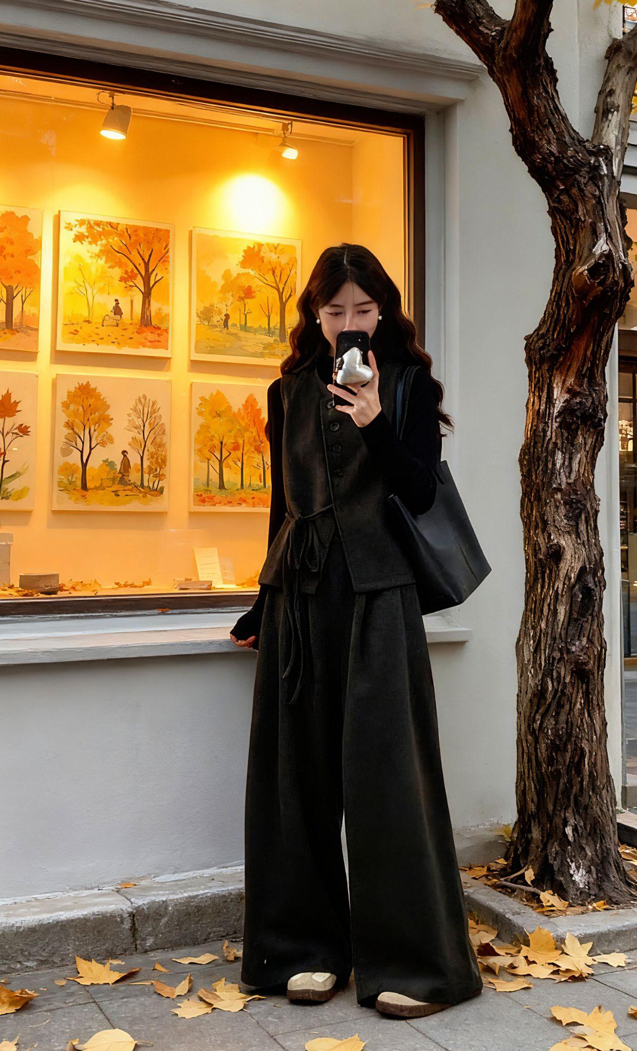 #小个子秋冬穿搭 #秋冬穿搭新鲜感在线 #预制国庆出游穿搭 #秋冬穿搭和饰品搭配来了#普通人韩女感速成穿搭