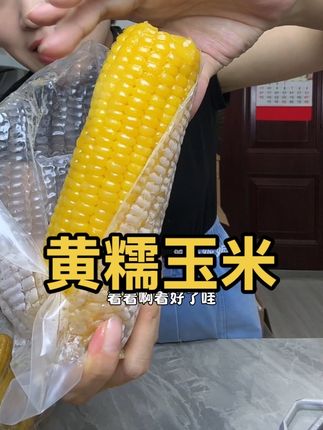 #黄糯玉米 又软又糯又甜又香#粗粮