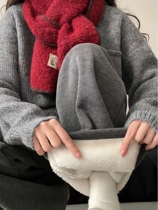 糯米裤#穿搭 #糯米裤 #休闲裤 #韩系穿搭 #ootd穿搭