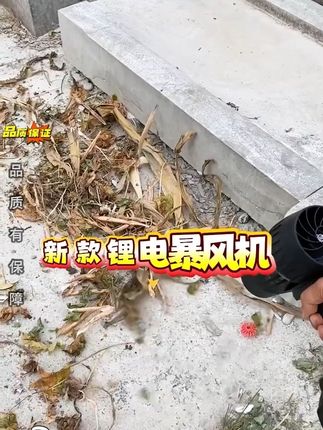 有了它 冬天吹雪 秋天吹落叶 夏天吹积水 春天吹工地#暴风机 #锂电池暴风机