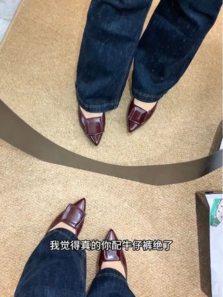 #高跟鞋 #尖头高跟鞋 #坡跟单鞋 #女鞋推荐 #气质穿搭