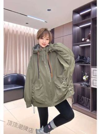 #秋冬穿搭 #中长款风衣外套 #夹棉外套 #好看又保暖 #韩系穿搭