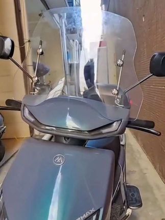 #电动车前挡风板 #挡风钢化玻璃板 #防雨有机玻璃板