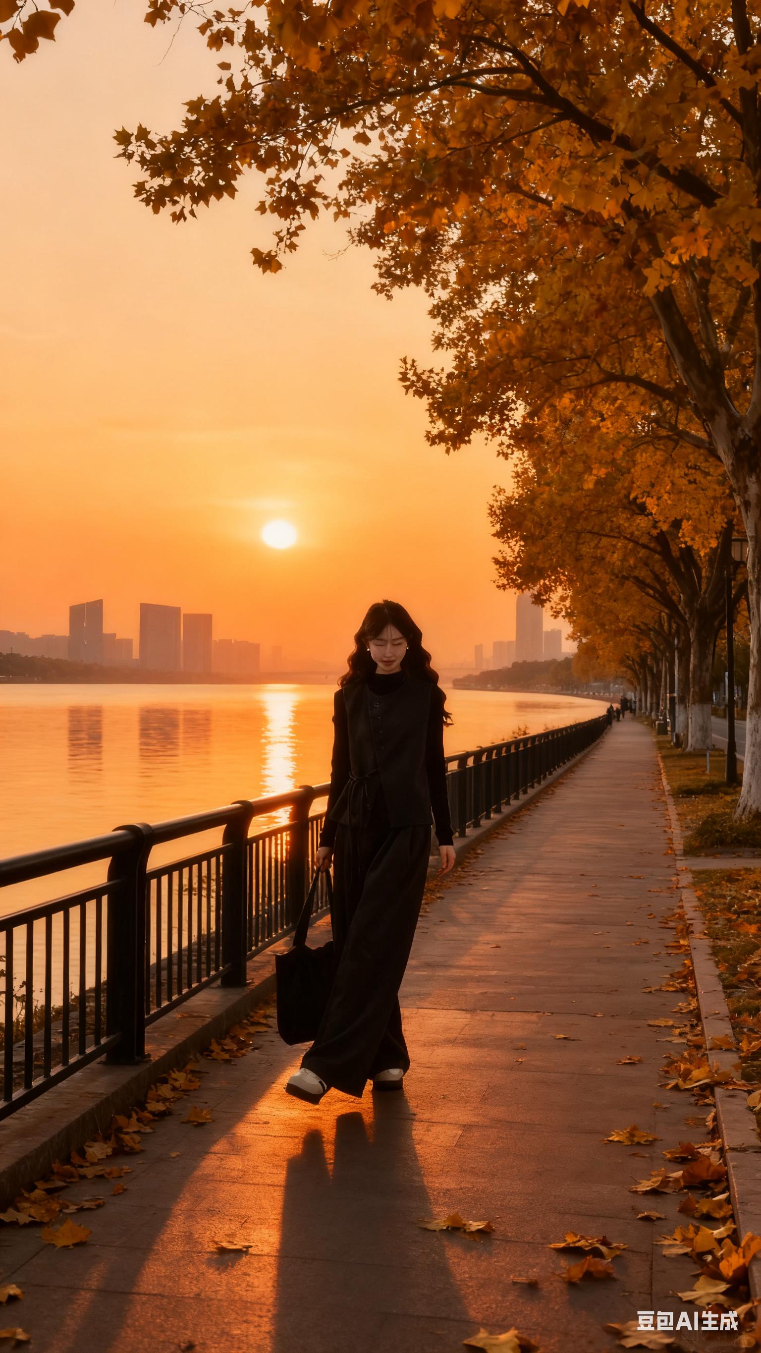 职场新人小雅要去公司面试,选了一身黑色套装。黑色内搭打底,外搭同色系马甲,面料细腻有质感。阔腿裤版型利落,修饰腿型。背上黑色大包,沉稳又专业,希望能给面试官留下好印象~ #面试穿搭 #黑色系穿搭 #职场新人